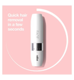 An elegantly designed, mini-sized electric facial hair remover for women, delivering fast and gentle hair removal results. The Braun Mini Hair Remover cuts hair close to skin level, leaving your face smooth, consistent and free of peach fuzz. Quick and gentle hair removal: whenever, wherever. Box includes: 1 X Mini Hair Remover 1 X White Cap 1 X Cleaning Brush 1 X AA Battery •SMOOTH SKIN: shaves hair cleanly and close to the skin, for easier makeup application •GENTLE & DISCREET: built for efficient and sensitive facial hair removal for women •QUICK & EASY: mini-sized design for portability - efficient facial hair removal anytime, anywhere •PRECISE: spot and isolate hairs with the facial hair remover’s built-in smartlight •VERSATILE: this facial shaver for women is easily usable on tricky areas of the face