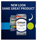 Centrum Advance 50+ Multivitamins & Minerals, 100 Tablets