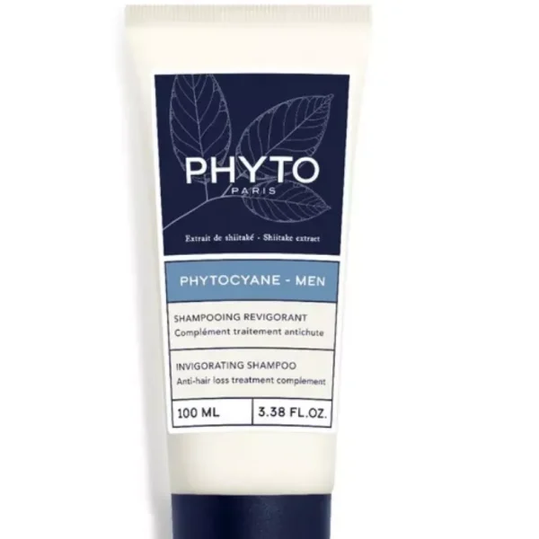 PHYTOCYANE-MEN - Shampooing Revigorant - Chute de Cheveux, 100ml