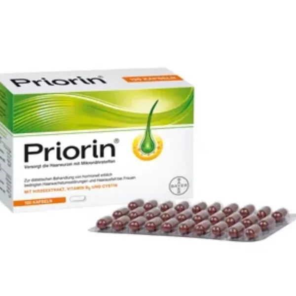 Priorin 120 Capsules Tablets Bayer Anti Hair Loss Regrowth Treatment UK