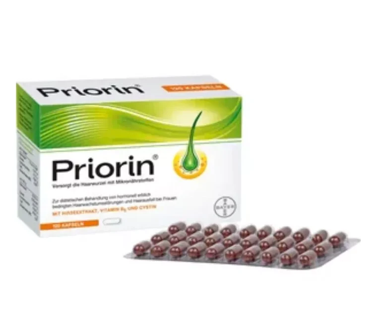 Priorin 120 Capsules Tablets Bayer Anti Hair Loss Regrowth Treatment UK